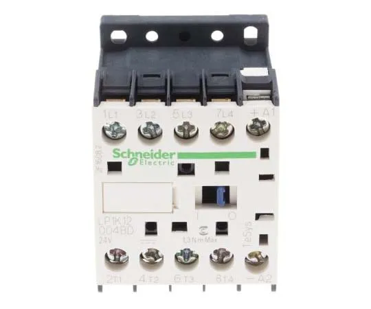 63-7792-44　Schneider Electric 4 Pole Contactor, 20 A, 24 V dc Coil, TeSys K, 4NO　LP1K12004BD