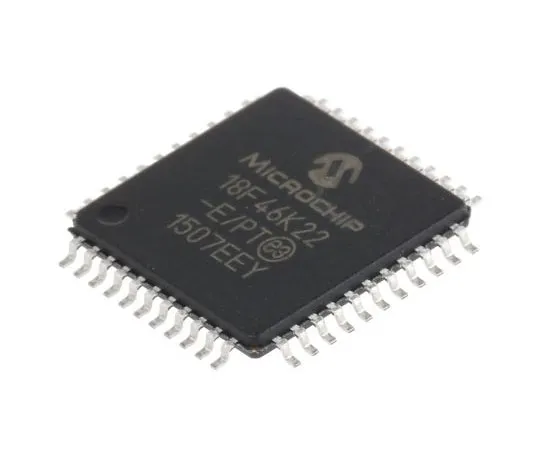 63-8029-98　Microchip, 8bit PIC Microcontroller, 64MHz, 64 kB Flash, 44-Pin TQFP　PIC18F46K22-E/PT