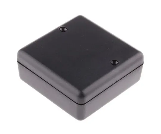 63-7961-95　ABS Project Box, Black, 66 x 66 x 28mm　1593JBK