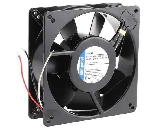 63-8000-20　ebm-papst Axial Fan, 135 x 135 x 38mm, 260m³/h, 9.5W, 24 V dc　5114N/2-060