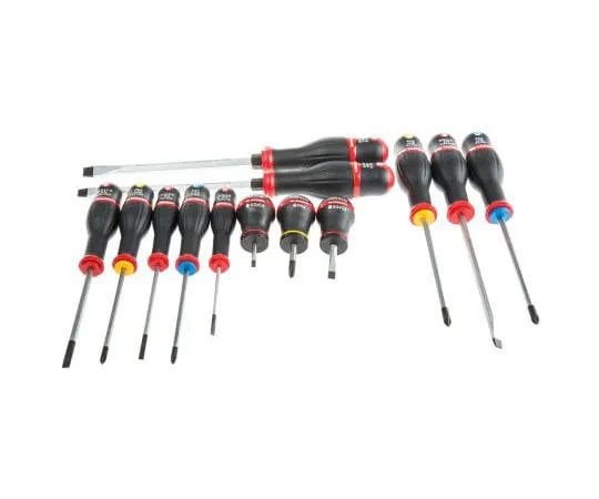 63-7973-15　Facom Compact Phillips, Pozidriv, Slotted Screwdriver Set 13 Piece　ATWH.J13