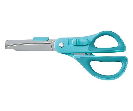 63-5665-38　［Discontinued］Two-Way Scissors Hakoake Blue　ﾊｻ-P410B
