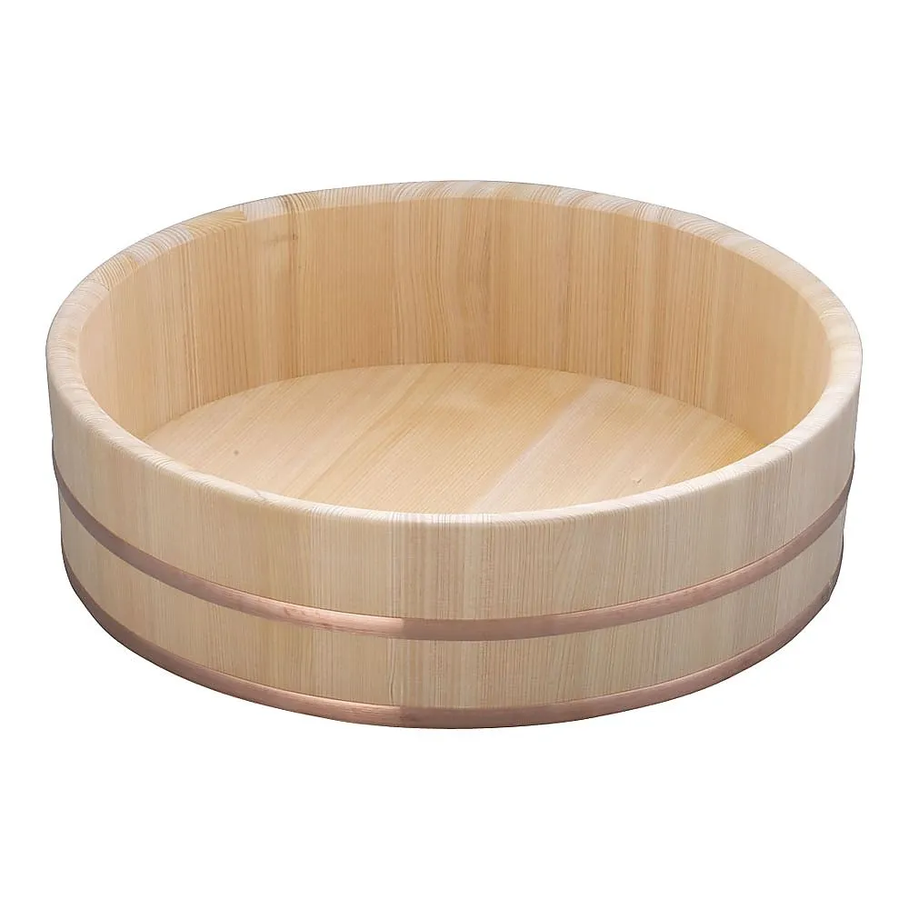 62-6471-89　Wooden copper hoop (Spanish mackerel) 54 cm