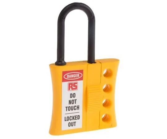 63-8045-72　4 Lock, 6mm Shackle Nylon Lockout Electrical Hasp　862-5165