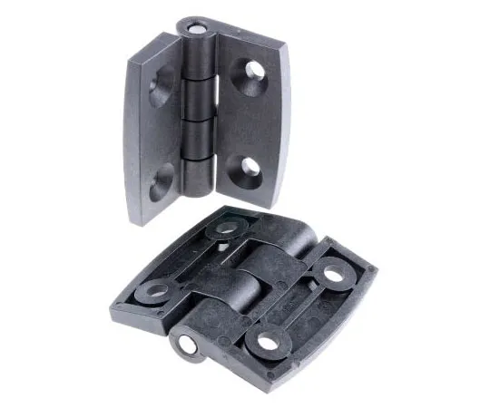 63-7956-93　RS PRO Matte Glass Reinforced Nylon PA, Stainless Steel Square Hinge with a Knurled Pin Screw, 60mm x 60mm x 6.5mm　770-3012