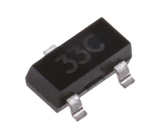 63-7779-34　Diodes Inc ZRC330F01TA, Fixed Shunt Voltage Reference 3.3V, ±1.0 % 3-Pin, SOT-23　ZRC330F01TA