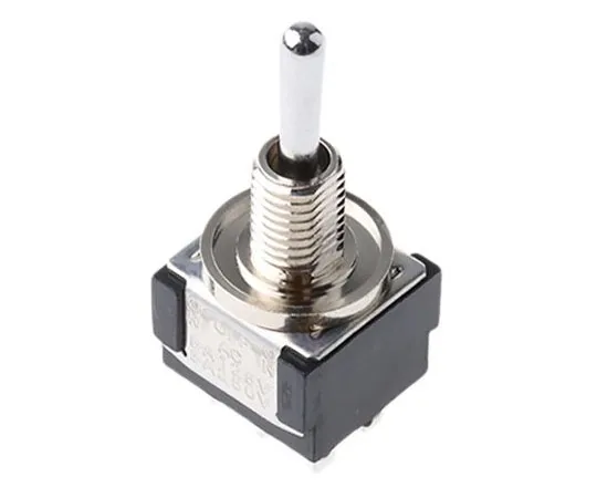 63-8025-40　KNITTER-SWITCH Double Pole Double Throw (DPDT) Toggle Switch, (On)-Off-(On), IP67, Panel Mount　MTE 206 S