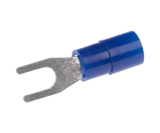63-8004-74　Phoenix Contact C-FCI 2.5/M3.5 Series Uninsulated Crimp Spade Connector, 1.5mm² to 2.5mm², M3.5 Stud Size, Blue　3240038
