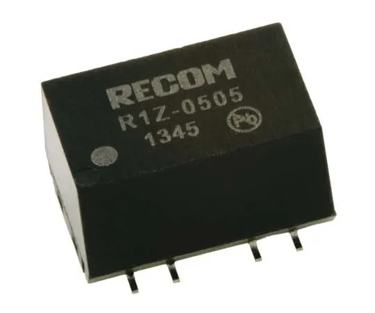 63-7783-03　Recom R1Z 1W Isolated DC-DC Converter Surface Mount, Voltage in 4.75 → 5.25 V dc, Voltage out 5V dc　R1Z-0505