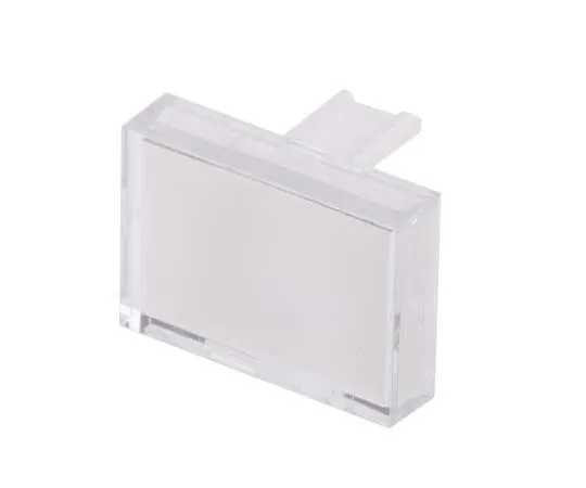 63-7793-70　White Rectangular Push Button Lens for use with SD16 Series　745-2593