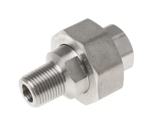 63-8031-71　RS PRO Stainless Steel Octagon Straight Union 1/2in R(T) Male x 1/2in Rc(T) Female 2.68in　826-7131