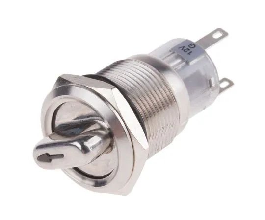 63-8053-86　RS PRO, 2 Position on-on Rotary Switch, 5 A @ 250 V ac, Quick Connect, Solder　877-1977
