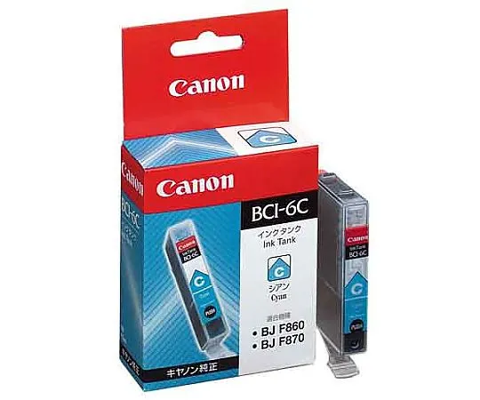 61-0514-89　［Discontinued］Canon Genuine Ink Cartridge BCI-6C (Cyan)　4706A001