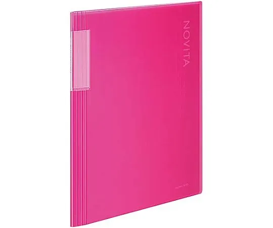 61-0559-43　［Discontinued］Clear Book A4 Vertical Fixed-Type 20-Sheets Pocket Pink　ラ-N20P