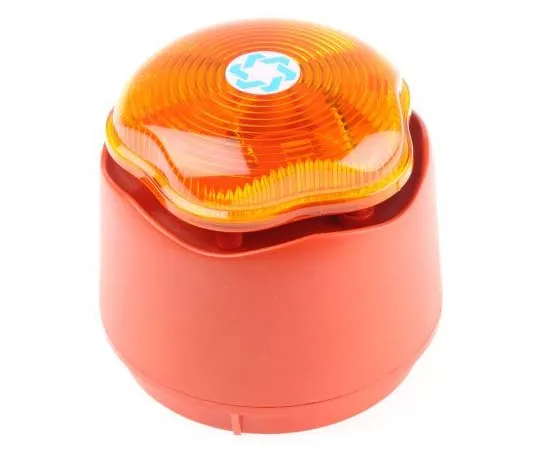 63-7805-95　Banshee Excel Lite Sounder Beacon, 110dB, Amber Xenon, 9 → 30 V dc　90012R0