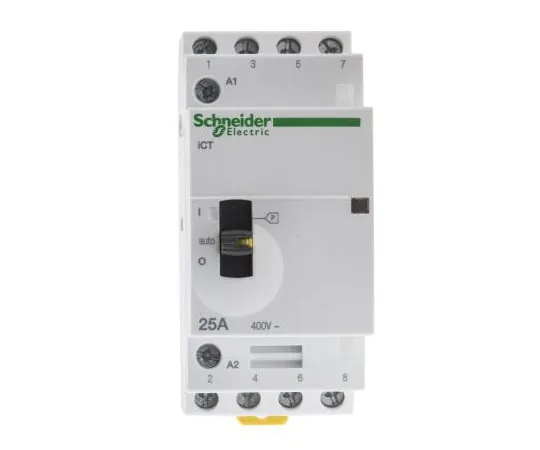 63-7988-88　Schneider Electric 4 Pole Contactor, 25 A, 230 V ac Coil, Acti 9, 4NO　A9C21834
