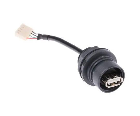 63-7952-07　Bulgin USB 2.0, Female USB A to 5 Way Crimp Socket, USB Cable　PXP6043/A