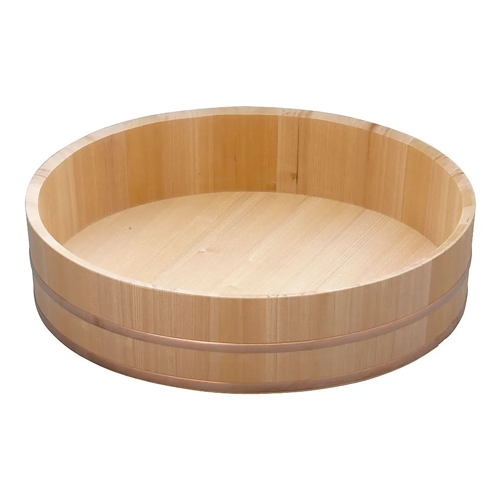 62-6471-88　Wooden copper hoop (Spanish mackerel) 51 cm