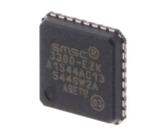 63-7961-27　Microchip, USB Transceiver, USB 2.0, 3.3 V, 32-Pin QFN　USB3300-EZK