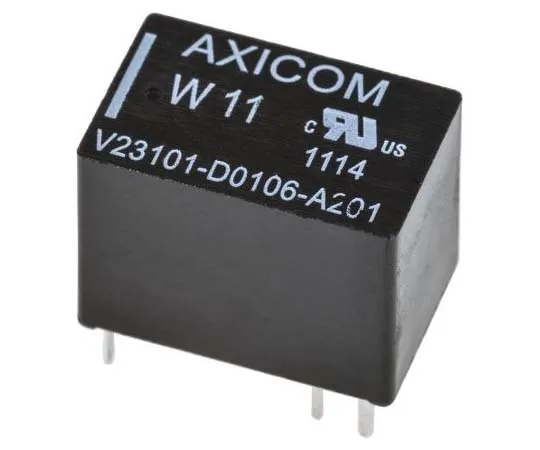 63-7749-95　TE ConnectivityW11 SPDT Non-Latching Relay PCB Mount, 12V dc Coil, 1A　V23101D 106A201