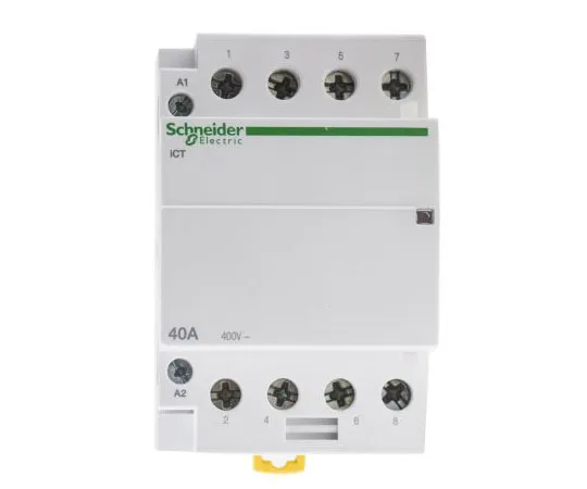 63-7988-96　Schneider Electric 4 Pole Contactor, 40 A, 230 V ac Coil, Acti 9, 4NO　A9C20844