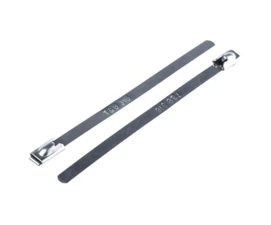 63-8017-52　Thomas & Betts, Ty-Met Series Metallic 316 Stainless Steel Roller Ball Cable Tie, 100mm x 4.6 mm　7TCG009410R0011  YLS-4.6-100B