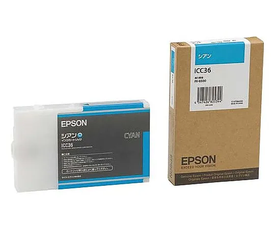 61-0512-32　［Discontinued］Epson Genuine Ink Cartridge Cyan　ICC36A
