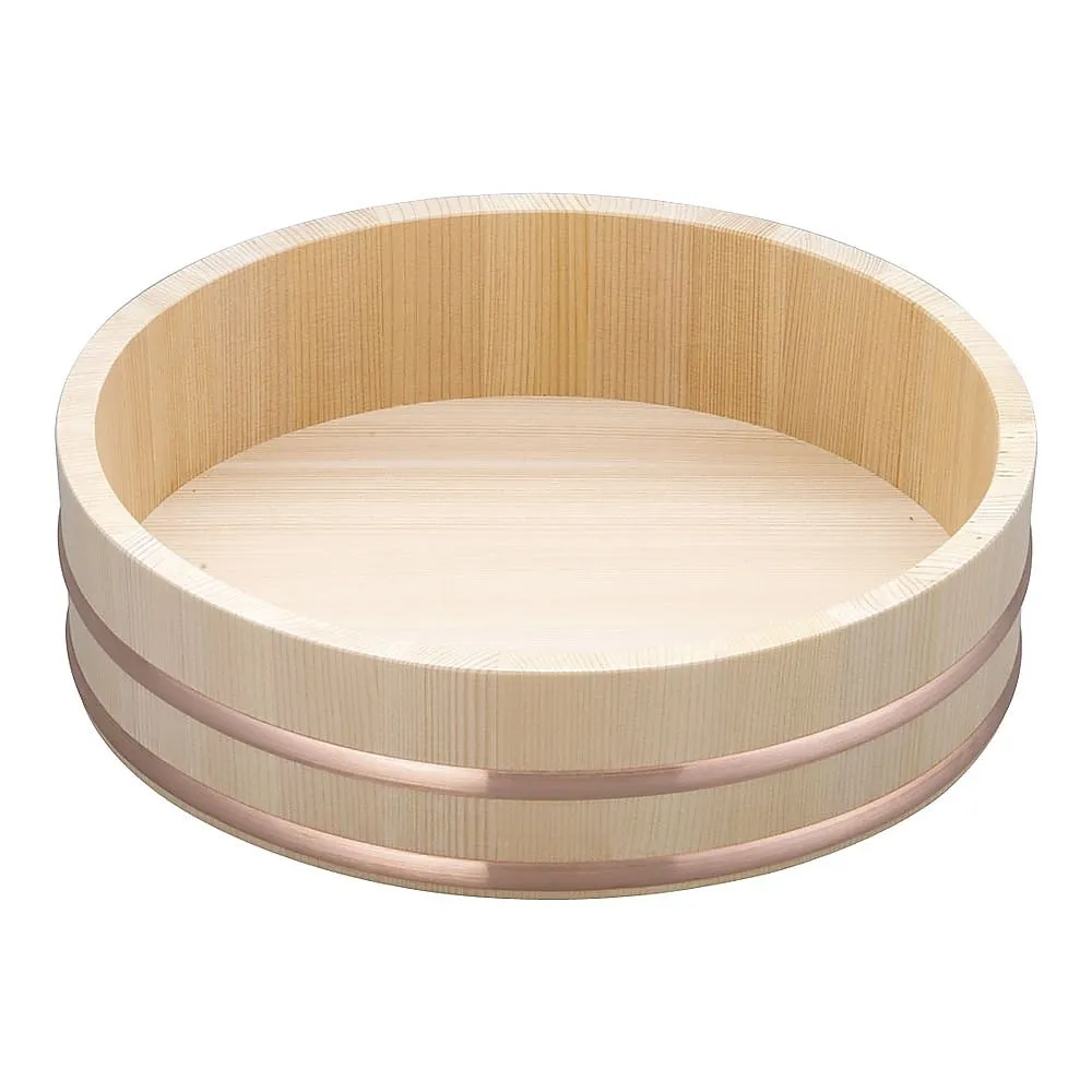 62-6471-82　Wooden copper hoop (Spanish mackerel) 33 cm