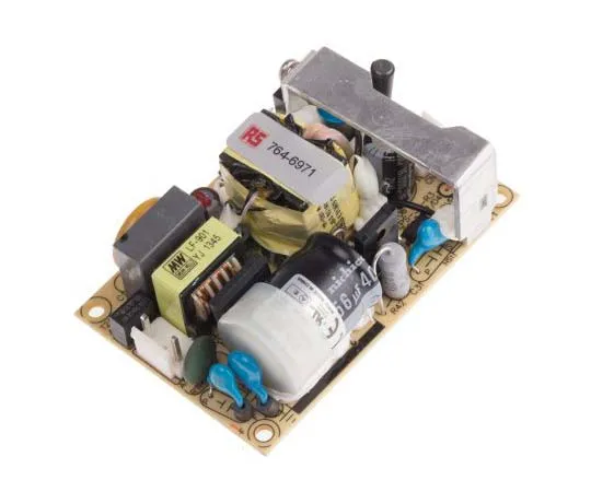 63-7819-18　Mean Well 25W 1 Output Embedded Switch Mode Power Supply SMPS, 5A, 5V dc Open Frame　EPS-25-5