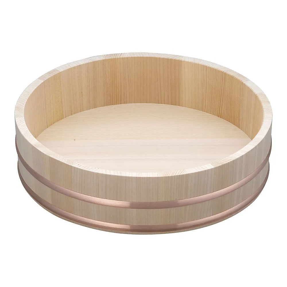 62-6471-83　Wooden copper hoop (Spanish mackerel) 36 cm