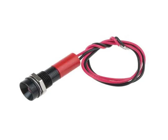 63-7761-55　RS PRO Red Indicator, 110 V ac, 8mm Mounting Hole Size, Lead Wires Termination, IP67　723-9630
