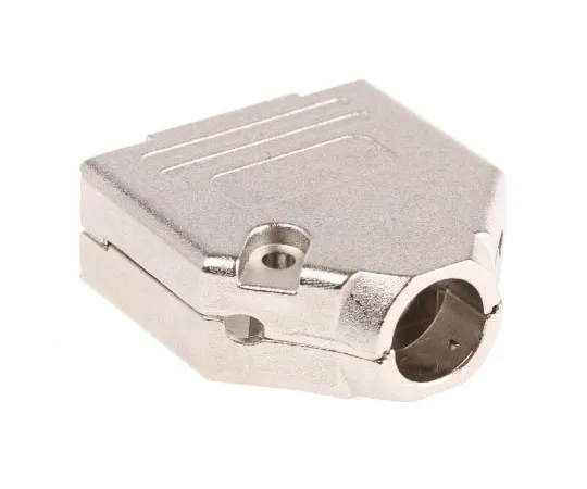63-8027-41　MH Connectors MHDTZK-RA Series Zinc D-sub Connector Backshell, 15 Way, Strain Relief　MHDTZK15-RA-K