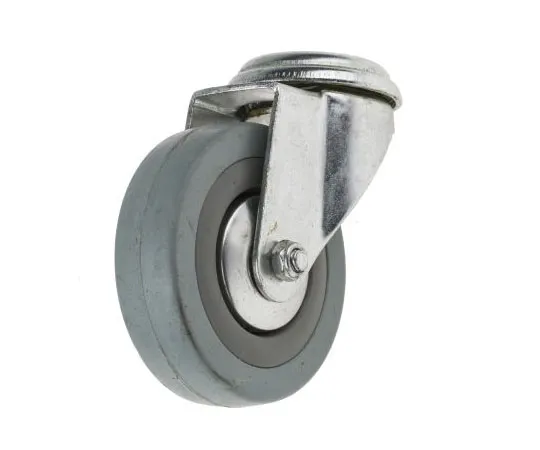 63-8033-80　RS PRO Stem Swivel Castors, 70kg, Rubber tyres　828-6338