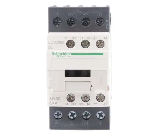 63-7791-53　Schneider Electric 4 Pole Contactor, 40 A, 24 V dc Coil, TeSys D, 2NO/2NC　LC1D258BL