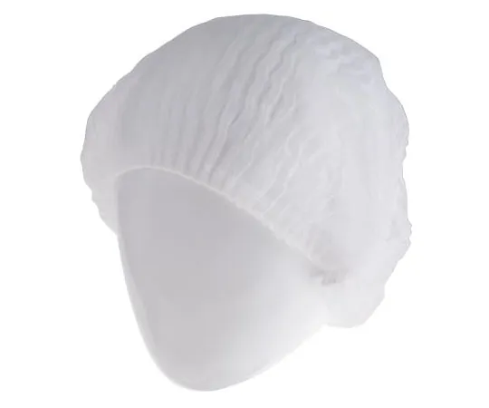 63-8034-53　RS PRO Cleanroom Polyester Mob Cap, White - Pack of 100　829-5354