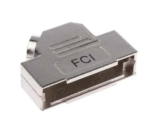 63-7784-17　Amphenol FCI 8655MHR Series Die Cast Zinc Angled D-sub Connector Backshell, 25 Way, Strain Relief　8655MHRA2501KLF