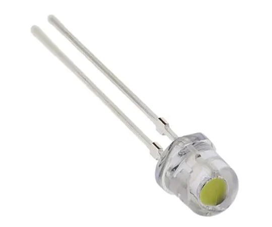 63-8034-10　3.7 V White LED 5mm Through Hole, Nichia NSDW570GS-K1-B-P9-P11　NSDW570GS-K1-B-P9-P11