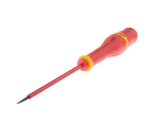63-8052-81　Facom, VDE 1000V Approved Slotted Insulated Screwdriver 3 mm Tip 100 mm　AT3X100VE