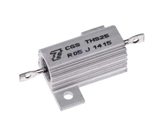 63-7804-82　TE Connectivity THS25 Series Aluminium Ho***d Solder Lug Wire Wound Panel Mount Resistor, 50mΩ ±5% 25W　THS25R05J