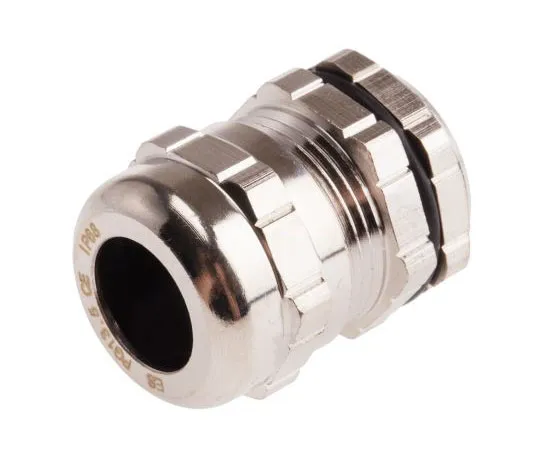 63-8036-77　RS Pro PG13.5 Cable Gland With Locknut, Brass, IP68　835-4099
