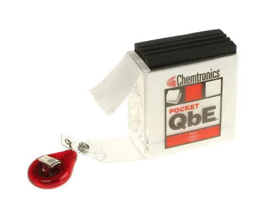 63-8017-48　Chemtronics Fibre Optic Cleaning Wipe x 200 pcs for Buffer Gel Removal, End-Face Connector Cleaning, Splice Preparation　pQbE