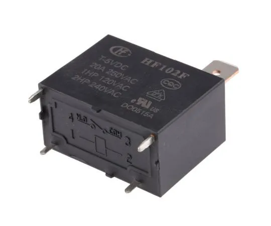 63-8000-34　RS PRO SPNO Non-Latching Relay PCB Mount, 5V dc Coil, 25A　800-4530
