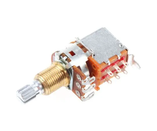 63-7957-05　Bourns 1 Gang Rotary Carbon Potentiometer with a 6 mm Dia. Shaft, 500kΩ, ±20%, 0.1W, Audio PDB183-GTR01-504A2　PDB183-GTR01-504A2