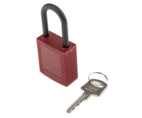 63-8014-01　Brady 38mm Nylon Key Padlock　813594