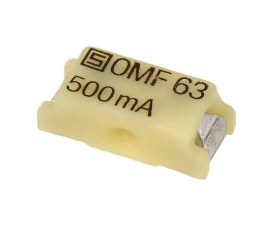63-7971-09　Schurter 500mA F Non-Resettable Surface Mount F***, 63V ac/dc　3402.0045.11