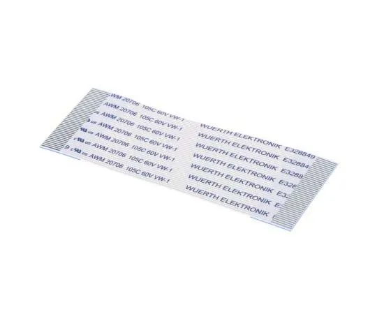 63-7816-35　Wurth Elektronik 6876 FFC Jumper Cable, 0.5mm Pitch, 40 Way, 50mm Cable Length, 500 mA, 60 V ac　687640050002