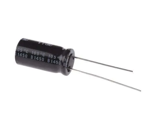 63-7782-47　Nichicon 3300μF 6.3V dc Aluminium Electrolytic Capacitor, Through Hole 10 (Dia.) x 20mm +105°C 10mm 5mm　UVY0J332MPD