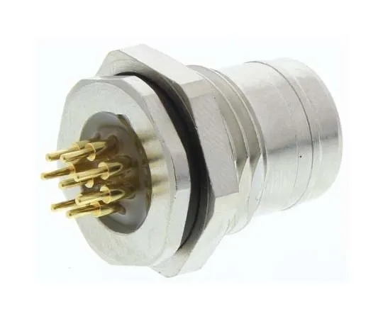 63-7801-96　Brad 120084 Series M12 Panel Mount Connector, 8 contacts Socket　1200840033