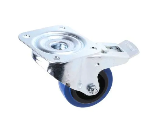 63-7979-26　Tente Braked Swivel Swivel Castor, 70kg Load Capacity, 80mm Wheel Diameter　3477PIR080P62