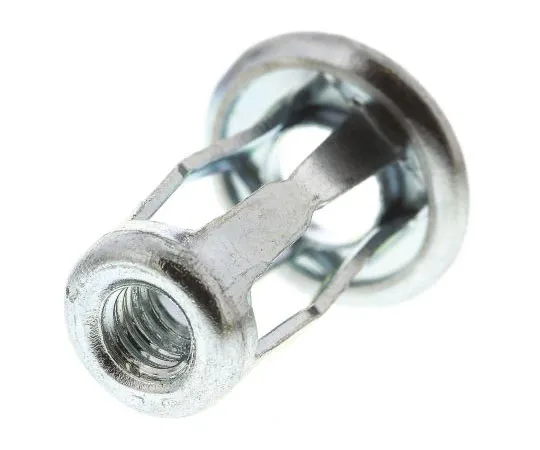 63-7953-13　RS Pro Bright Zinc Plated, M5 Steel Threaded Insert, 13.49mm diameter 10.16mm Depth 18.19mm　768-0732